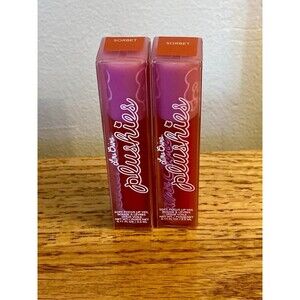 2X Lime Crime Plushies Sorbet Soft Focus Lip Veil Liquid Lipstick 0.11